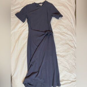 Evereve Tee Dress below knee, wrap style